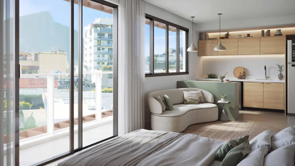 Investimento Be In Rio Barão da Torre com 2 suítes no RJ