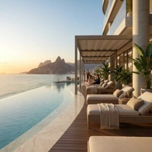 Cobertura Compacta em São Conrado na Niemeyer